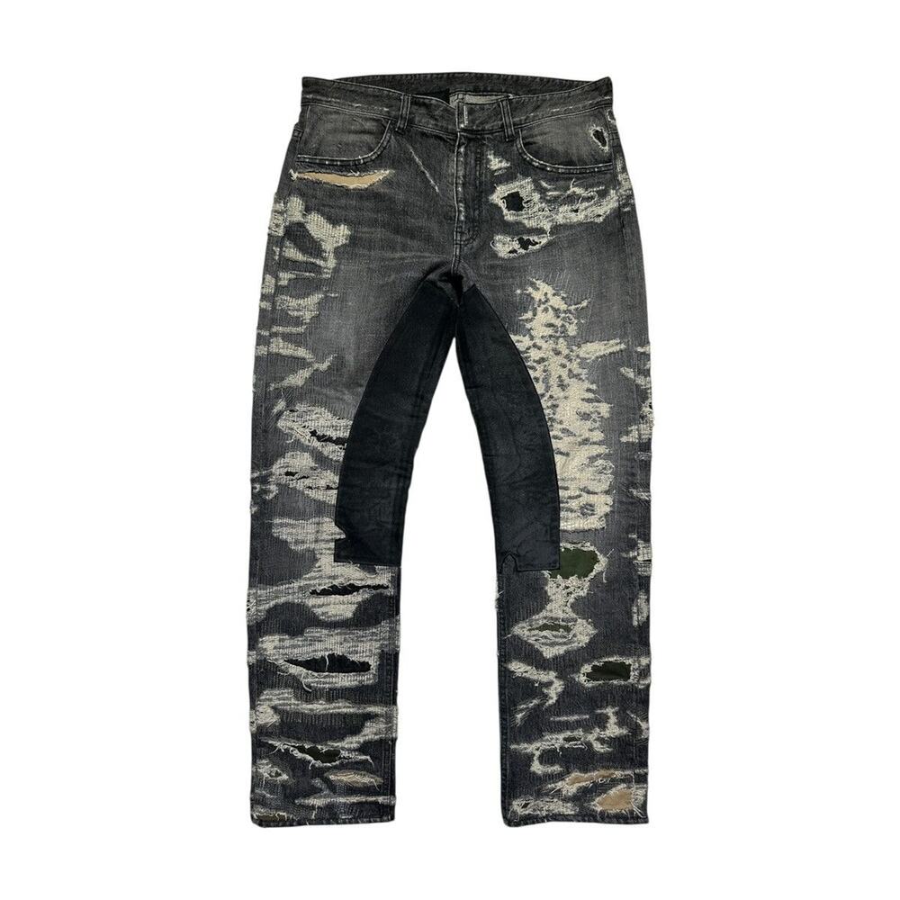 $3,500 Boro distressed runway denim